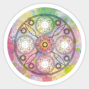 Creativity Mandala Sticker